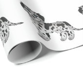 ブルーメルレミニゴールデンドルマンガードッグパターン ラッピングペーパー (ロールコーナー)