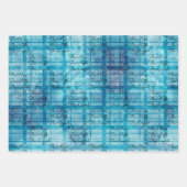 ブルーメンズ誕生日DIY文字セット3 ラッピングペーパーシート (正面3)