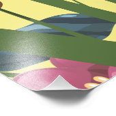 ブルーメンダールアムステルダムトラベルポスター フォトプリント            (角)