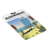 ブルーメンダールアムステルダムトラベルポスター マグネット (右側)