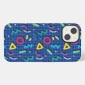 ブルーメンフィス パターン  iPhoneケース (裏面横)