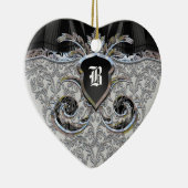 ブルーメンマビクトリアンスク セラミックオーナメント (右)