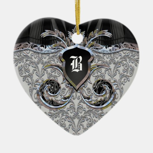 ブルーメンマビクトリアンスク セラミックオーナメント (正面)