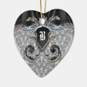 ブルーメンマビクトリアンスク セラミックオーナメント (左)