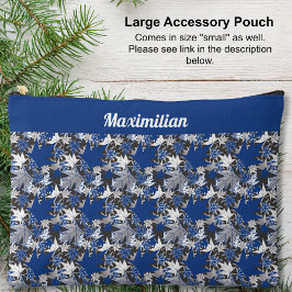 ブルーメープル葉 – 大型アクセサリーポーチ アクセサリーポーチ