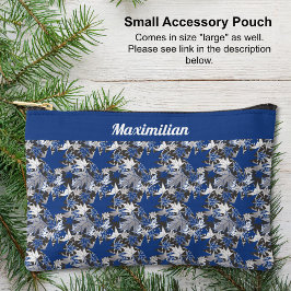 ブルーメープル葉- SMALL Accessory Pouts アクセサリーポーチ