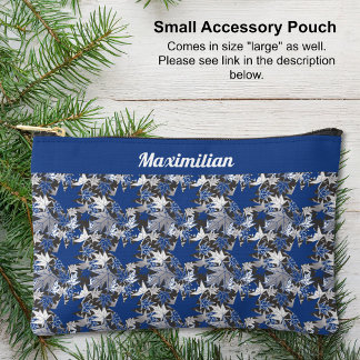 ブルーメープル葉- SMALL Accessory Pouts アクセサリーポーチ