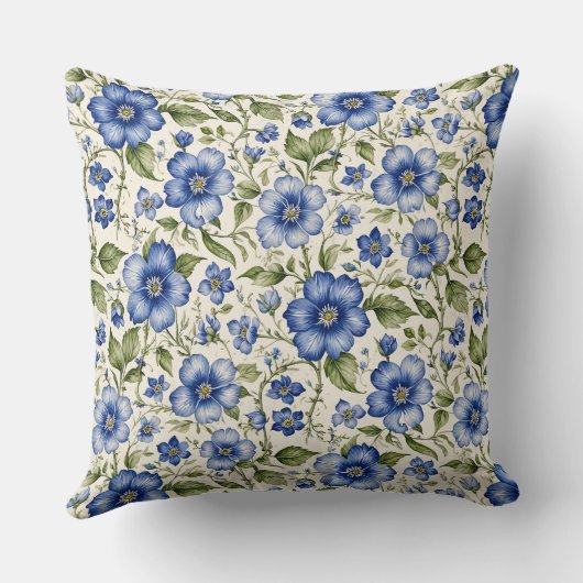 ブルーメ忘れノートフローラフリース クッション (裏面)