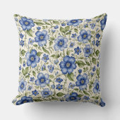 ブルーメ忘れノートフローラフリース クッション (正面)