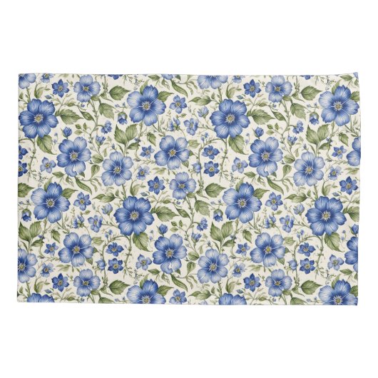 ブルーメ忘れノートフローラフリース 枕カバー (裏面)