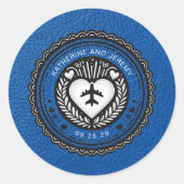 ブルーメ王室のキシコパスポート ラウンドシール (正面)