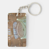 ブルーモカラフルスクのインテリアドーム天井 キーホルダー (裏面)