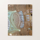 ブルーモカラフルスクのインテリアドーム天井 ジグソーパズル (縦)