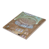 ブルーモカラフルスクのインテリアドーム天井 タイル (側面)