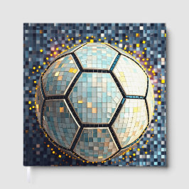 ブルーモザイク サッカー アブストラクトアート ワールドカップ 2026 F ゲストブック