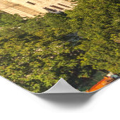 ブルーモスクの風景 ポスター (角)