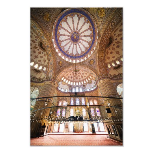 ブルーモスクインテリア建築 フォトプリント            (正面)