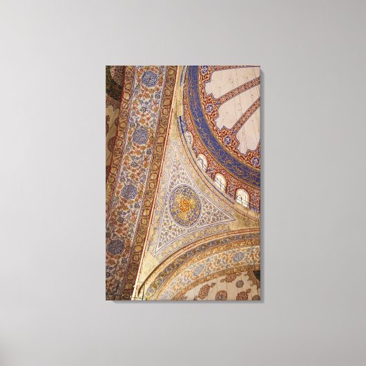 ブルーモスク天井 キャンバスプリント (正面)