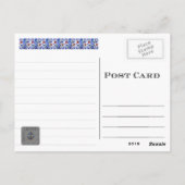 ブルーモスク – イスタンブールポストカード ポストカード (裏面)