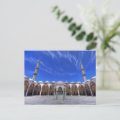 ブルーモスク、イスタンブール、トルコ ポストカード (スタンド正面)