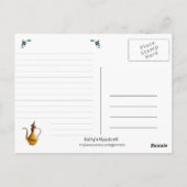 ブルーモスク – イスタンブール,トルコ ポストカード (裏面)