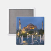 ブルーモスク、イスタンブール、トルコ マグネット (正面/裏面)