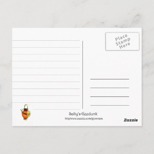 ブルーモスク – イスタンブール ポストカード (裏面)