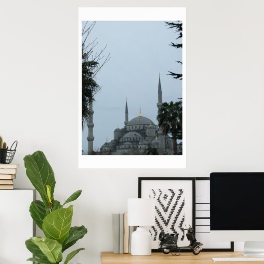 ブルーモスク ポスター (ホームオフィス)