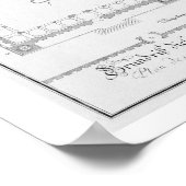 ブルーモスク(1609-16)の計画とビュー、構築 ポスター (角)