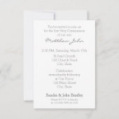 ブルーモダンで聖餐式を初めて 招待状 (裏面)