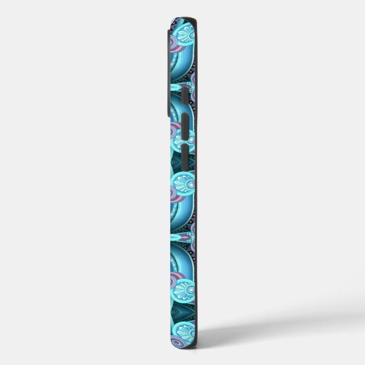 ブルーモダンのiPhone / iPadケースでアート Case-Mate iPhoneケース (裏面 / 左)