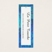 ブルーモダンアパレルぶら下がったブティック価格ラベル (正面)