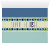 ブルーモダンアンドクリームストライプ (内部横(下))