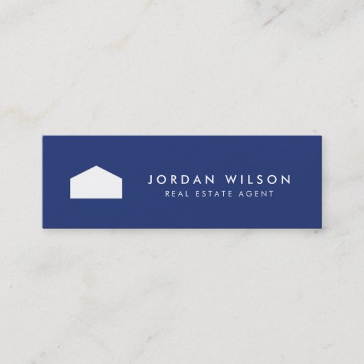 ブルーモダンアンドホワ実在イトハウス スキニー名刺 (正面)