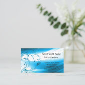 ブルーモダンアールデコプロフェッショナル 名刺 (スタンド正面)