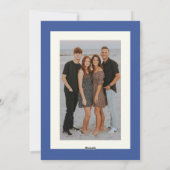 ブルーモダンイエロー（ユダヤ教）メノラーハヌカー2枚の写真 シーズンカード (裏面)