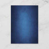 ブルーモダンウォーターフロント結婚イベント詳細 エンクロージャーカード (裏面)