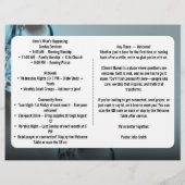 ブルーモダンウォーター教会の公報 チラシ (裏面)