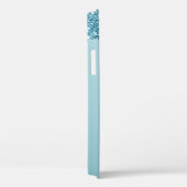 ブルーモダングリッターカスタムラブカップル写真 Case-Mate iPhoneケース (裏面 / 右)