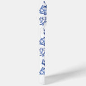 ブルーモダンシーシェル名前をカスタムするコーストビーチ Case-Mate iPhoneケース (裏面 / 右)