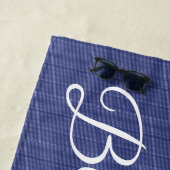 ブルーモダンジーンズ ビーチタオル (インサイチュ)