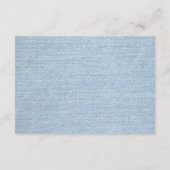 ブルーモダンジーンベビーデニムおむつラッフルシャワー エンクロージャーカード (裏面)