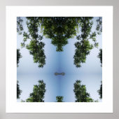 ブルーモダンスカイ&ツリー ポスター (正面)