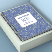 ブルーモダンスクールパーソナライズ ノートブック