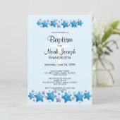 ブルーモダンスターズバプテスマイベント招待状 招待状 (スタンド正面)