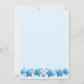 ブルーモダンスターズバプテスマイベント招待状 招待状 (裏面)