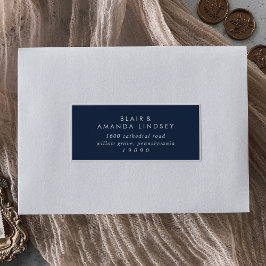 ブルーモダンス結婚ゲスト住所 シール