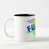 ブルーモダンノーリミットジャストファンデーマグ ツートーンマグカップ (左)