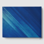 ブルーモダンバーグランジ（ユダヤ教の）バル・ミツバー ゲストブック (裏面)