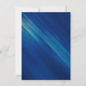 ブルーモダンバーグランジ（ユダヤ教の）バル・ミツバー セーブザデート (裏面)